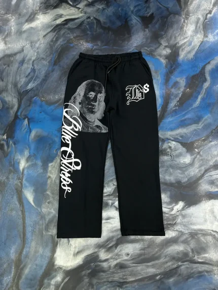 Blue Strips LA BS Benji Sweatpants Blk