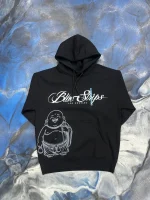 Blue Strips LA BS Buddha Hoodie BLk (1)