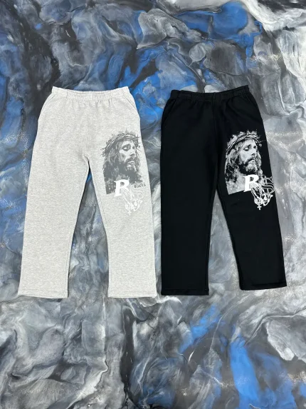 Blue Strips LA BS Sweatpants Jesus (3)