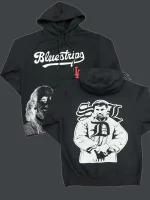 Blue Strips LA Bluestrips Black Classic Hoodie (1)