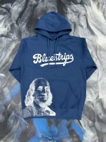 Blue Strips LA Bluestrips Navy Classic Hoodie (2)