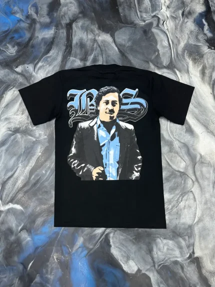 Blue Strips LA Pablo Escobar Blue Tee (1)
