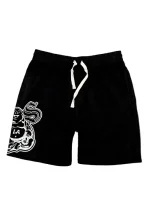 Blue Strips LA Buddha B$ Mesh Shorts BLK (1)
