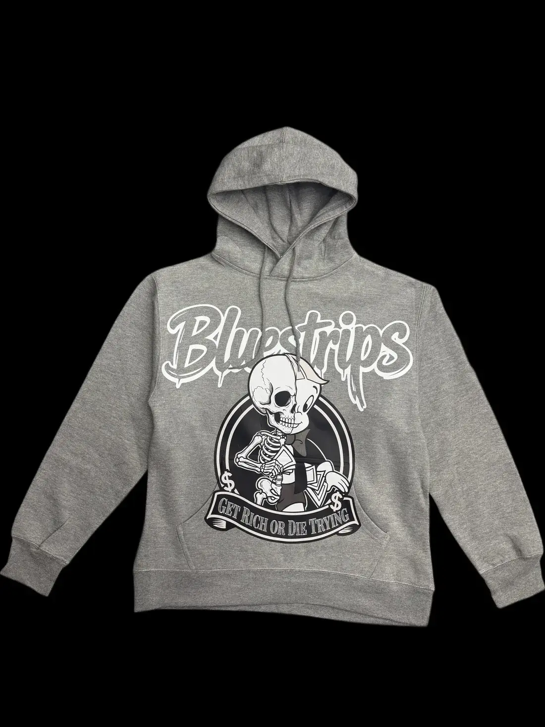Blue Strips LA G.R.O.D.T Gry Hoodie Blue Strips LA G.R.O.D.T Gry Hoodie