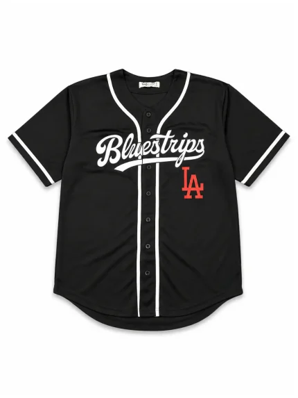 Blue Strips LA Jersey Black