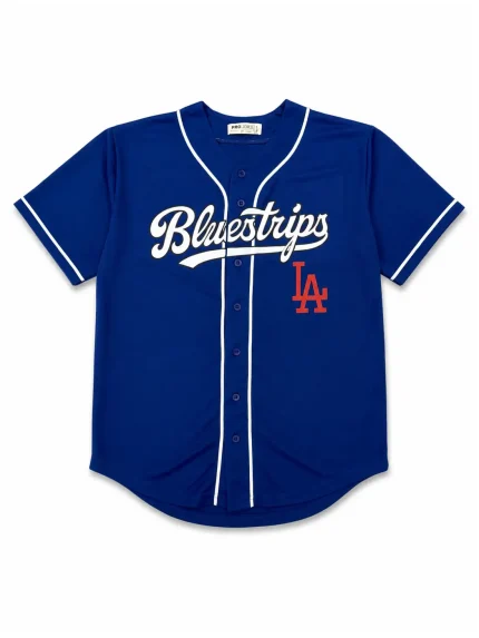 Blue Strips LA Jersey Blue