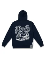 Blue Strips LA MLB Buddha Navy Hoodie (2)