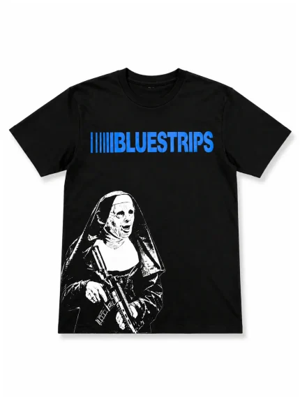 Blue Strips LA Nun Tee