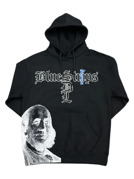 Blue Strips LA SDL Chapo BLK Hoodie (1)
