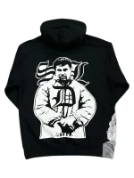 Blue Strips LA SDL Chapo BLK Hoodie (2)