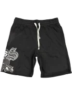 Blue Strips LA Scarface B$ Mesh Shorts BLK (2)