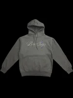 Blue Strips LA Smile Now Cry Later Gry Hoodie (1)