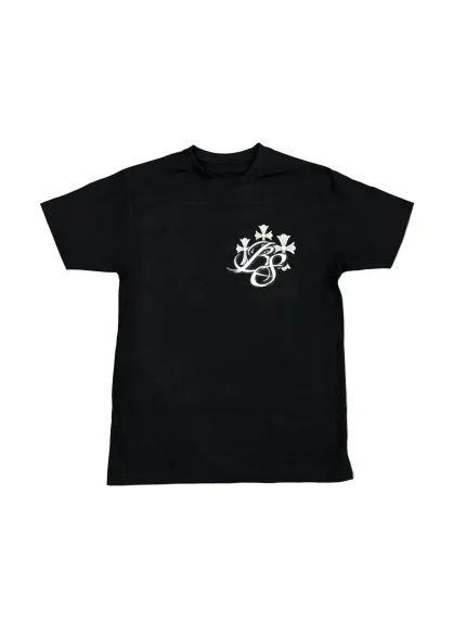 Blue Strips LA Virgin Blk Tee (2)
