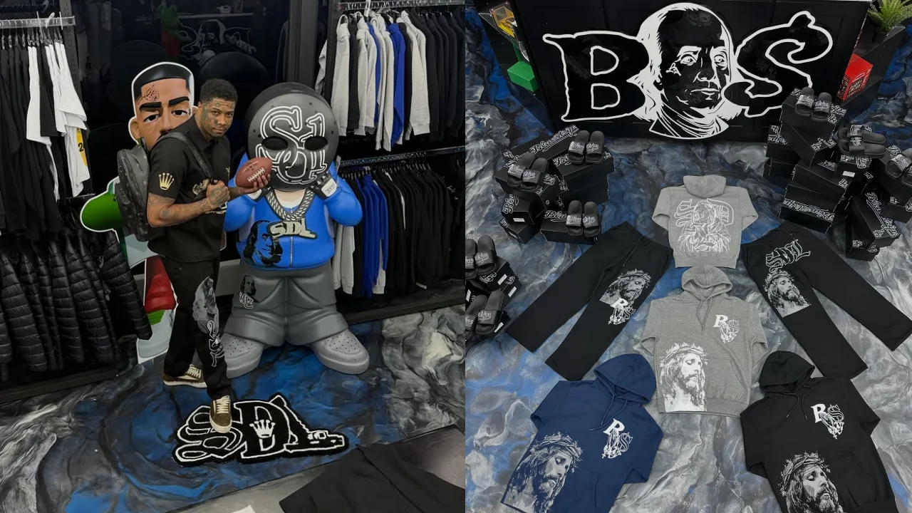 Blue Strips La