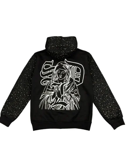 SDL x Bluestrips Rhinestone Blk Hoodie #VIRGIN (2)