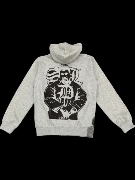 SDL x Bluestrips Rhinestone Gry Hoodie #CHAPO (1)