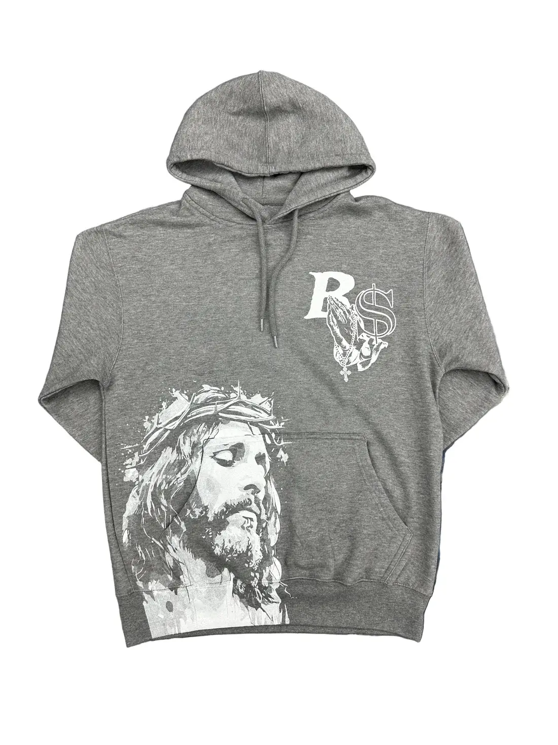 Sdl X BS Jesus Hoodie Gry (1) Sdl X BS Jesus Hoodie Gry (1)