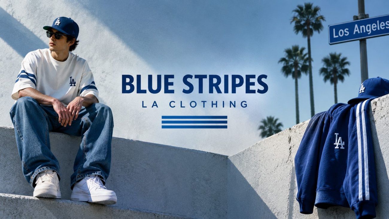 Blue Stripes LA Clothing