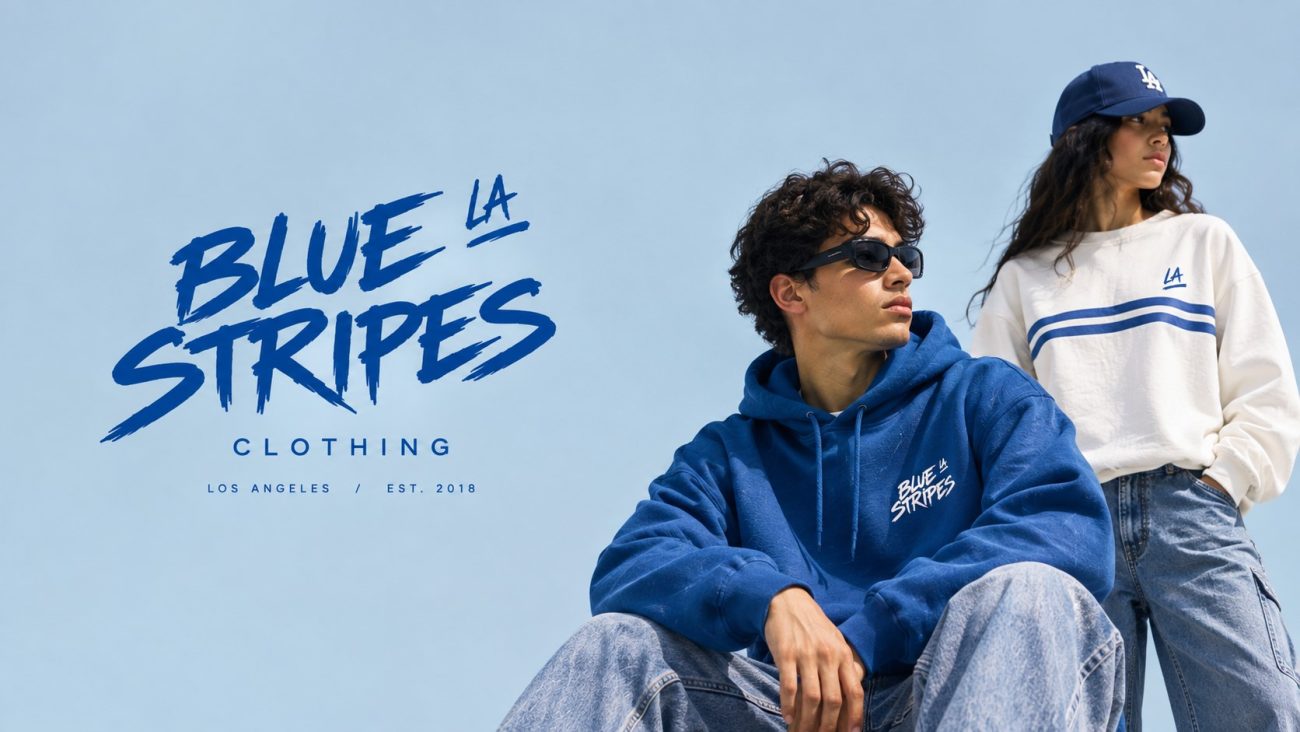 Blue Stripes LA Clothing
